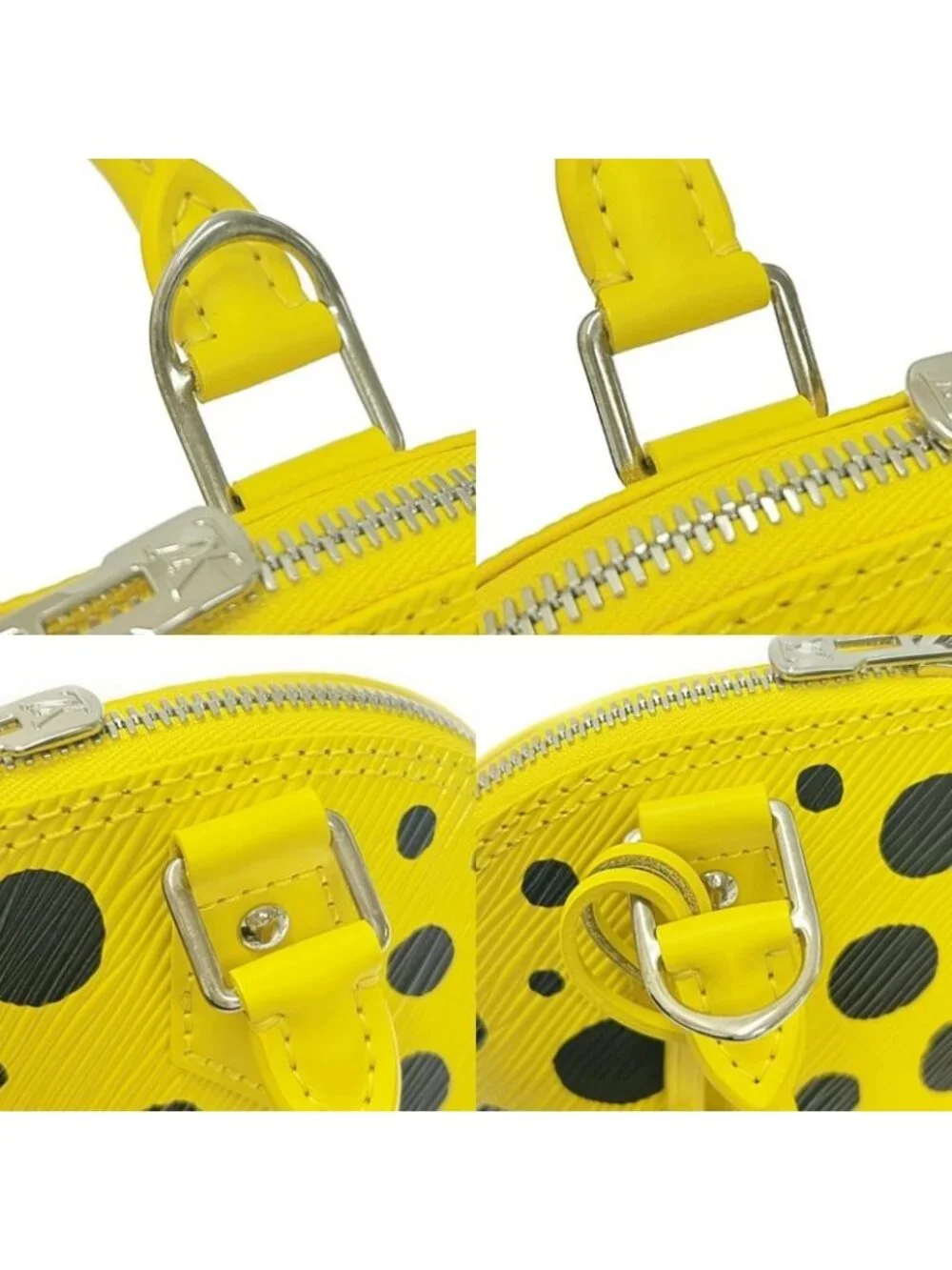 Louis Vuitton Epi Alma BB Yayoi Kusama Jone Noir